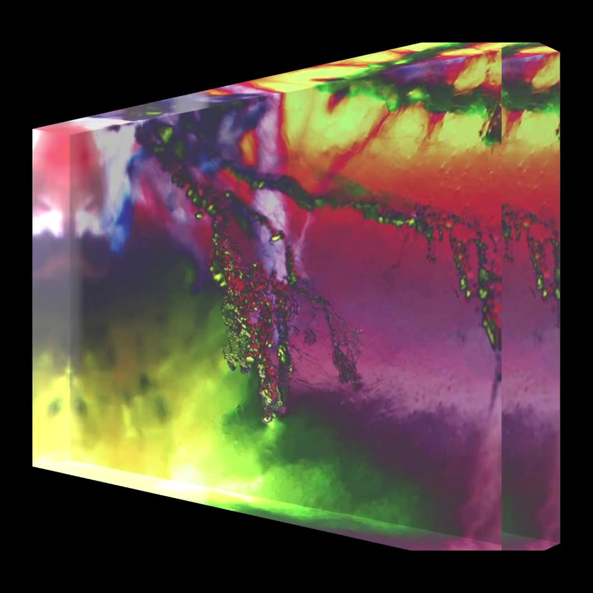 Lullaby – LionArt Acrylblock 15×10 cm | Eis Konfekt, Ansicht 45° links gedreht