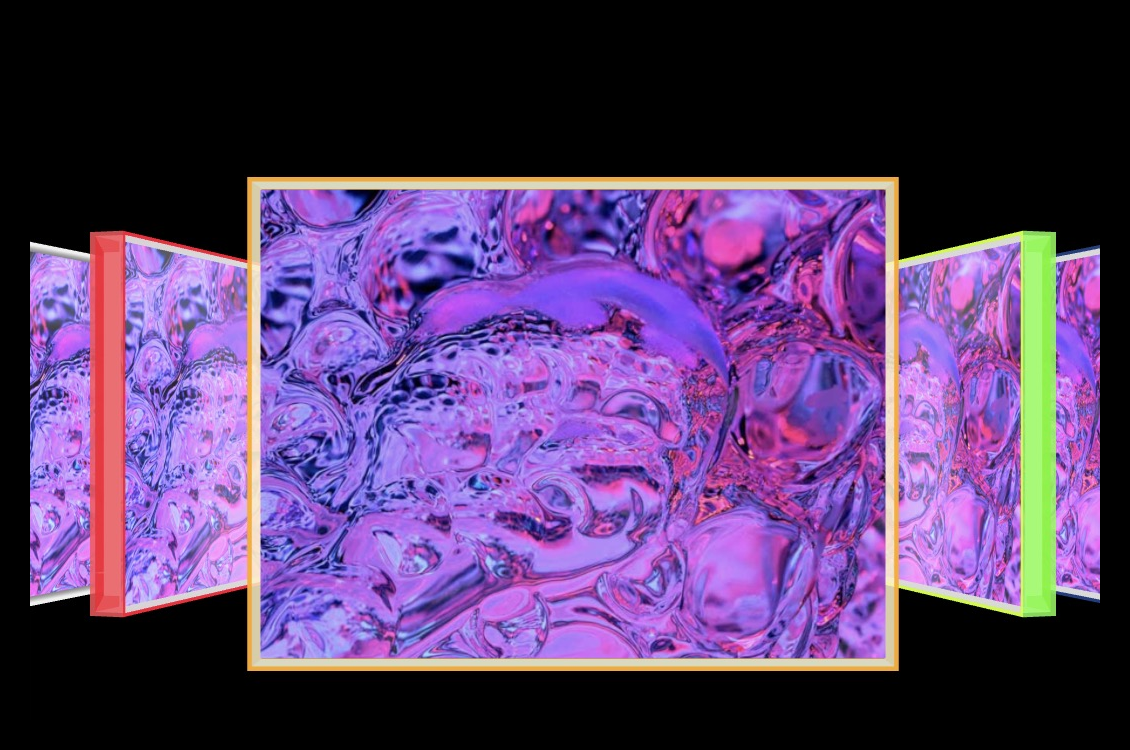 Slippery People – Pop-Art Rahmen in allen 5 Farben (Weiß, Neon-Rot, Neon-Orange, Neon-Grün, Neon-Blau) | LionArt