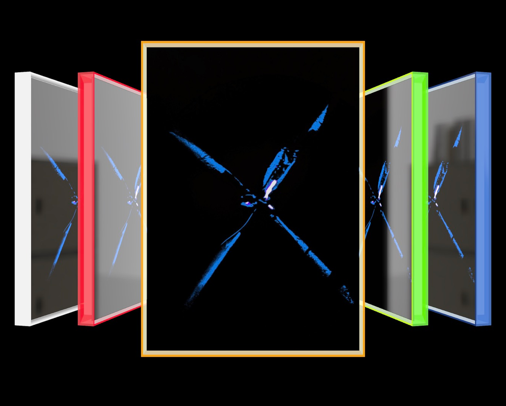 The X-Files Blue – Pop-Art Rahmen