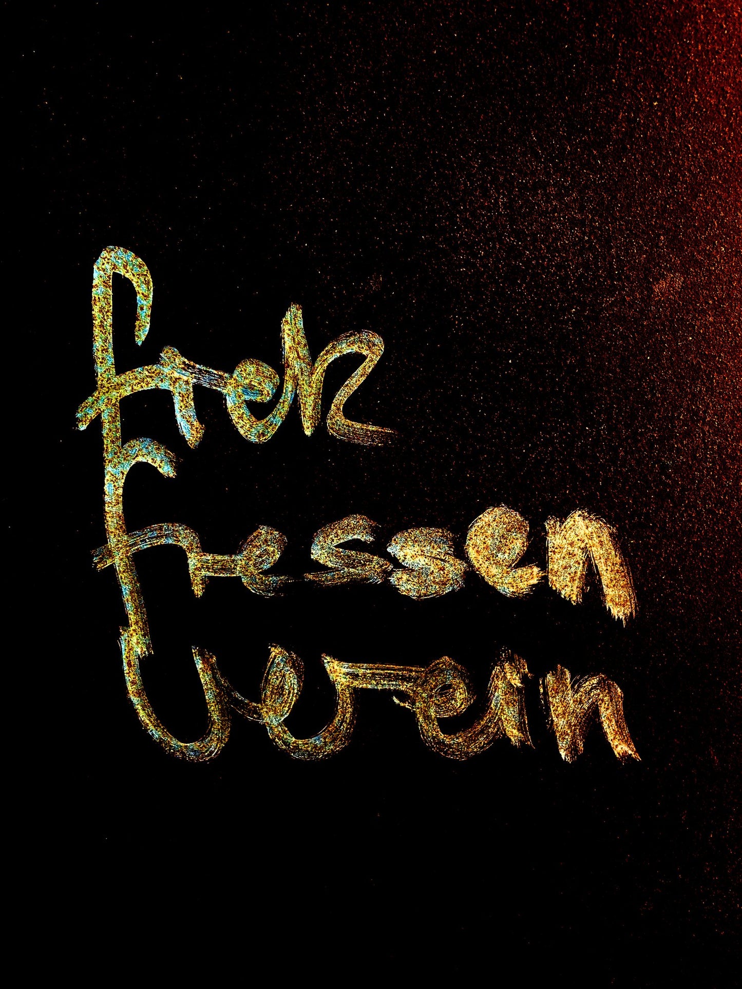 Fick Fressen Verein Mini – Graffiti Pop-Art im Acrylblock (Ice Minis)