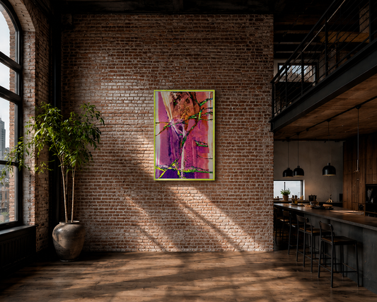 The Breaks Mini – LionArt Fine Art Print als Pop-Art Wandbild in urbanem New Yorker Interieur, Serie Ice Minis