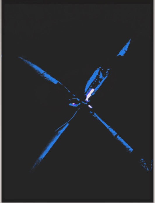 The X-Files Blue – LionArt Acrylblock 10×15 cm | Eis Konfekt