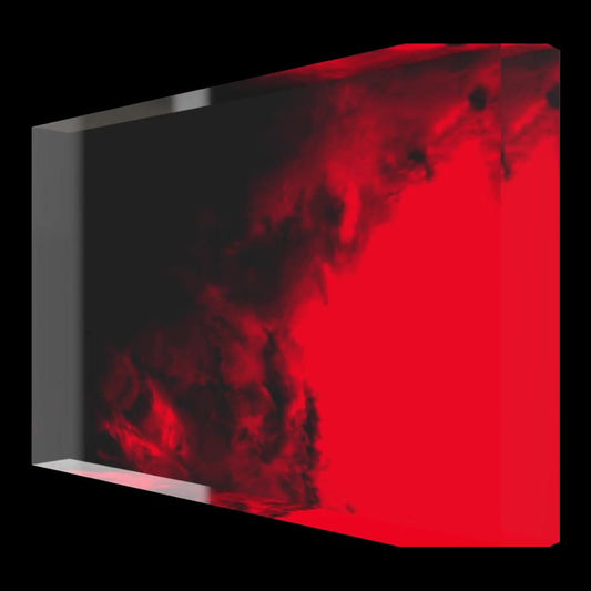 Bat Out of Hell – LionArt Acrylblock 15×10 cm | Eis Konfekt, Ansicht 45° links gedreht