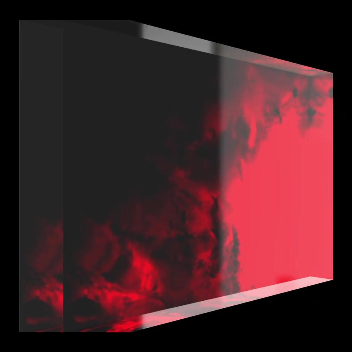 Bat Out of Hell – LionArt Acrylblock 15×10 cm | Eis Konfekt, Ansicht 45° rechts gedreht