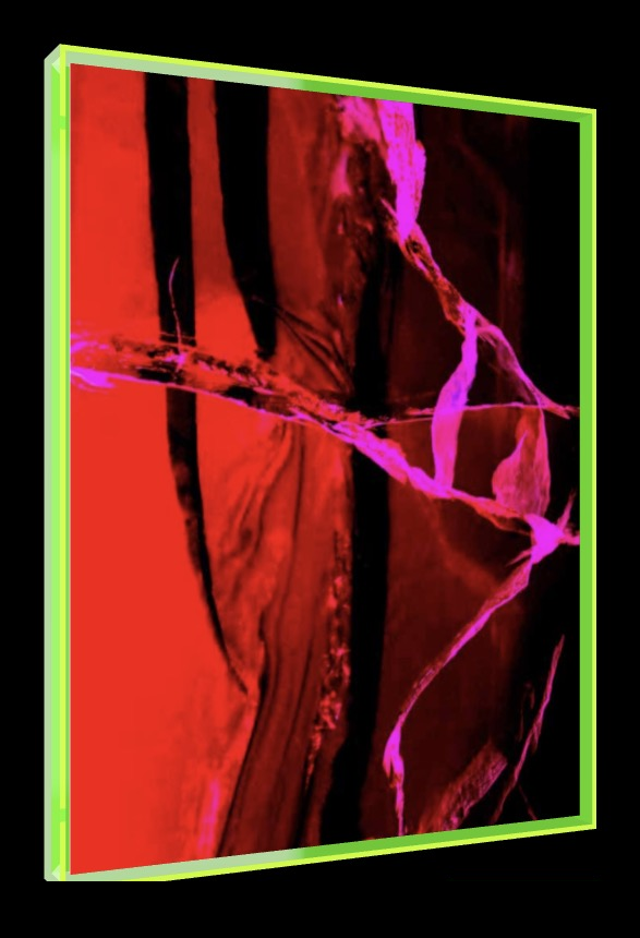 Cracklin' Rosie – Pop-Art Rahmen in Neon-Grün | LionArt