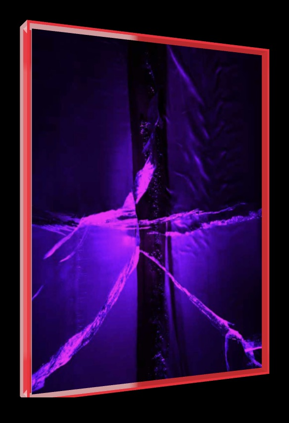 Dancing Queen – Pop-Art Rahmen in Neon-Rot | LionArt