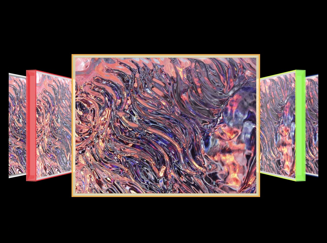 Disco Inferno – Pop-Art Rahmen in allen 5 Farben (Weiß, Neon-Rot, Neon-Orange, Neon-Grün, Neon-Blau) | LionArt