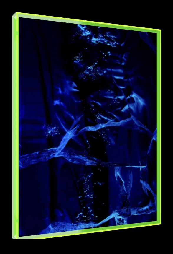 I See A Darkness – Pop-Art Rahmen in Neon-Grün | LionArt
