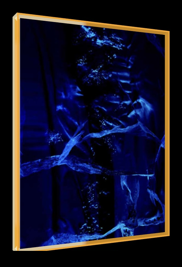 I See A Darkness – Pop-Art Rahmen in Neon-Orange | LionArt