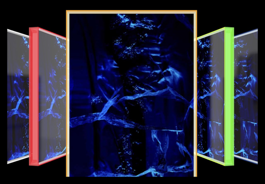 I See A Darkness – Pop-Art Rahmen in allen 5 Farben (Weiß, Neon-Rot, Neon-Orange, Neon-Grün, Neon-Blau) | LionArt