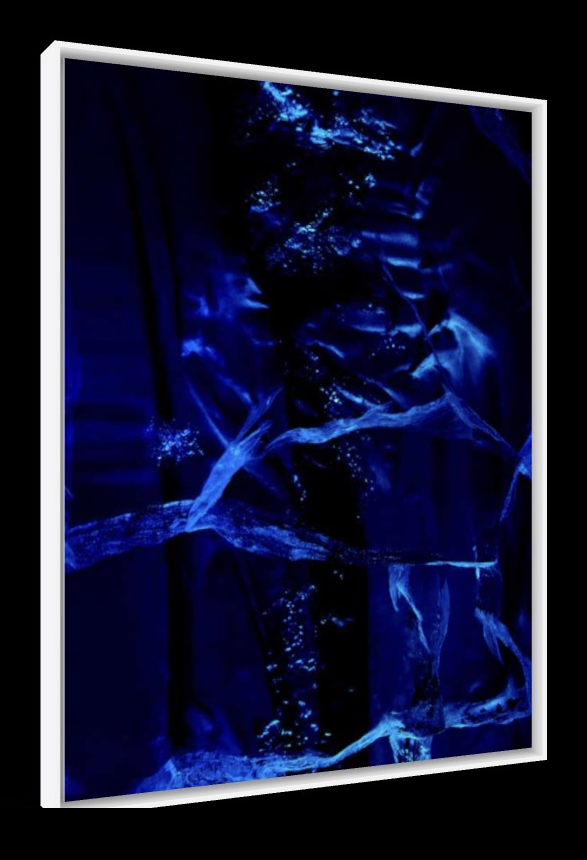 I See A Darkness – Pop-Art Rahmen in Weiß | LionArt