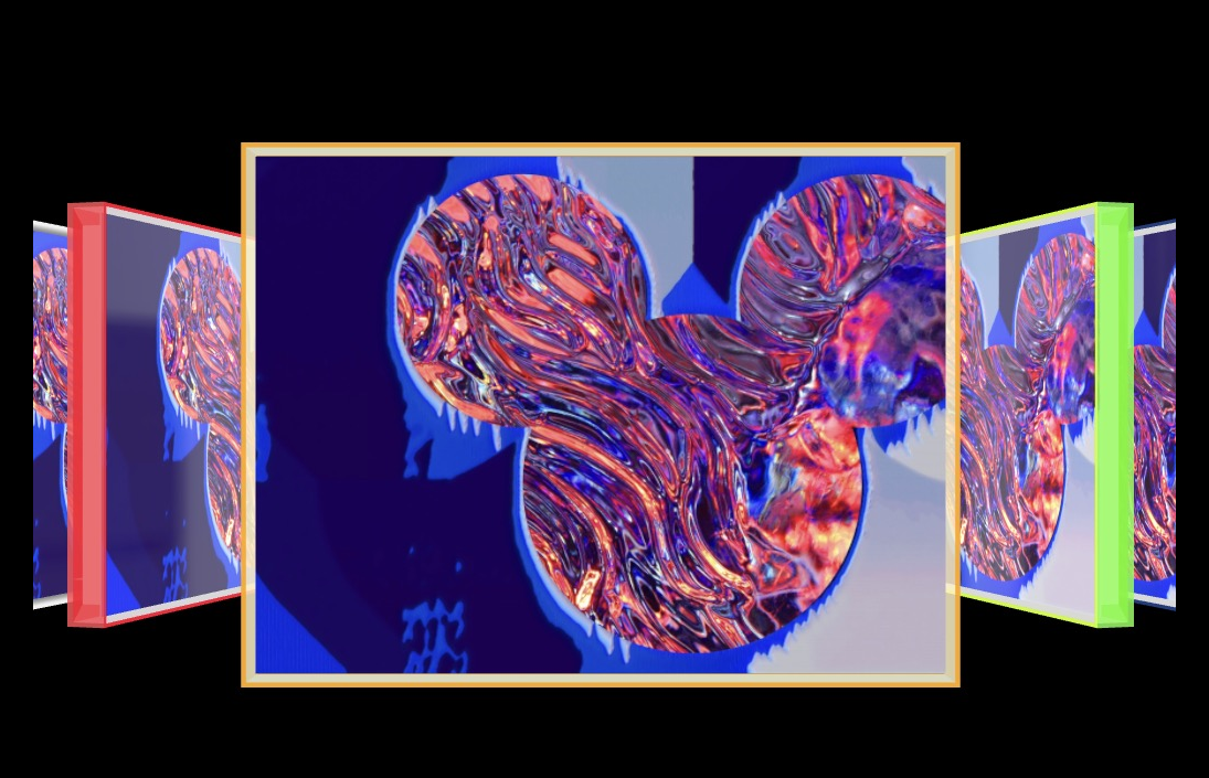 MM1 – Pop-Art Rahmen in allen 5 Farben (Weiß, Neon-Rot, Neon-Orange, Neon-Grün, Neon-Blau) | LionArt