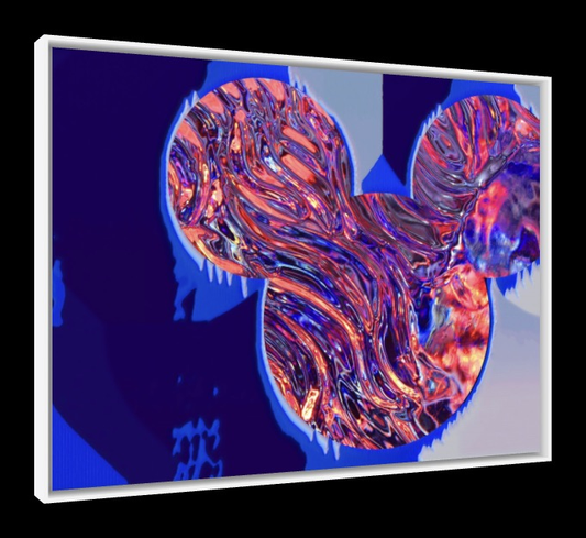 MM1 – Pop-Art Rahmen in Weiß | LionArt