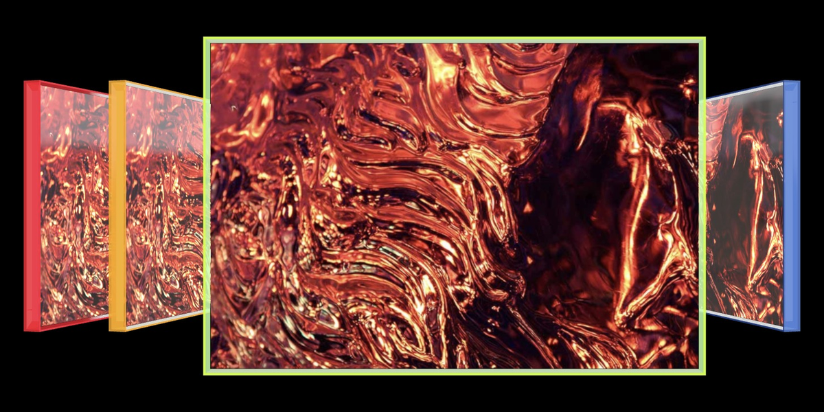 New Gold Dream – Pop-Art Rahmen