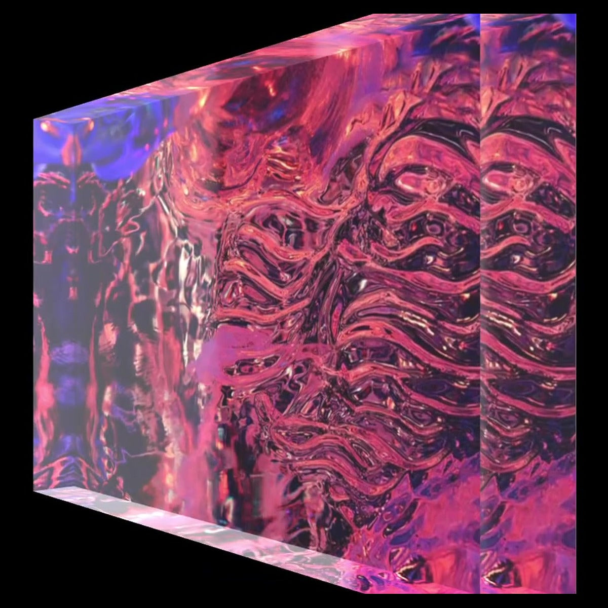 Shiverman – LionArt Acrylblock 15×10 cm | Eis Konfekt, Ansicht 45° links gedreht