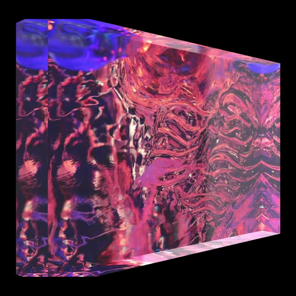 Shiverman – LionArt Acrylblock 15×10 cm | Eis Konfekt, Ansicht 45° rechts gedreht