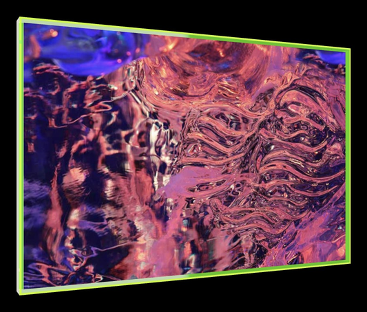 Shiverman – Pop-Art Rahmen in Neon-Grün | LionArt