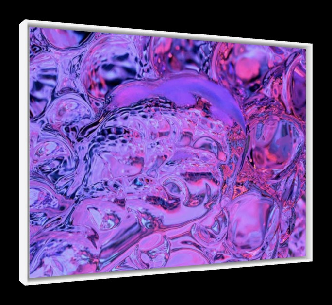 Slippery People – Pop-Art Rahmen in Weiß | LionArt
