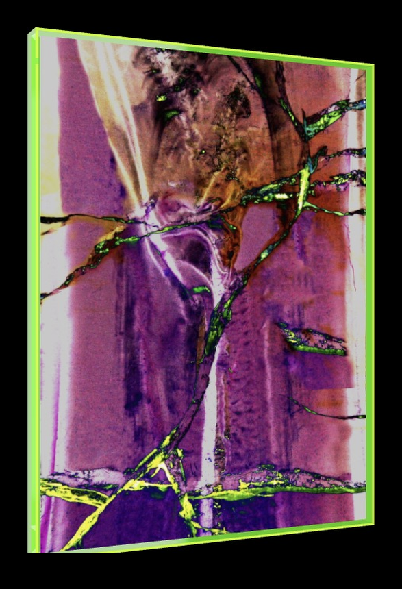 The Breaks – Pop-Art Rahmen in Neon-Grün | LionArt