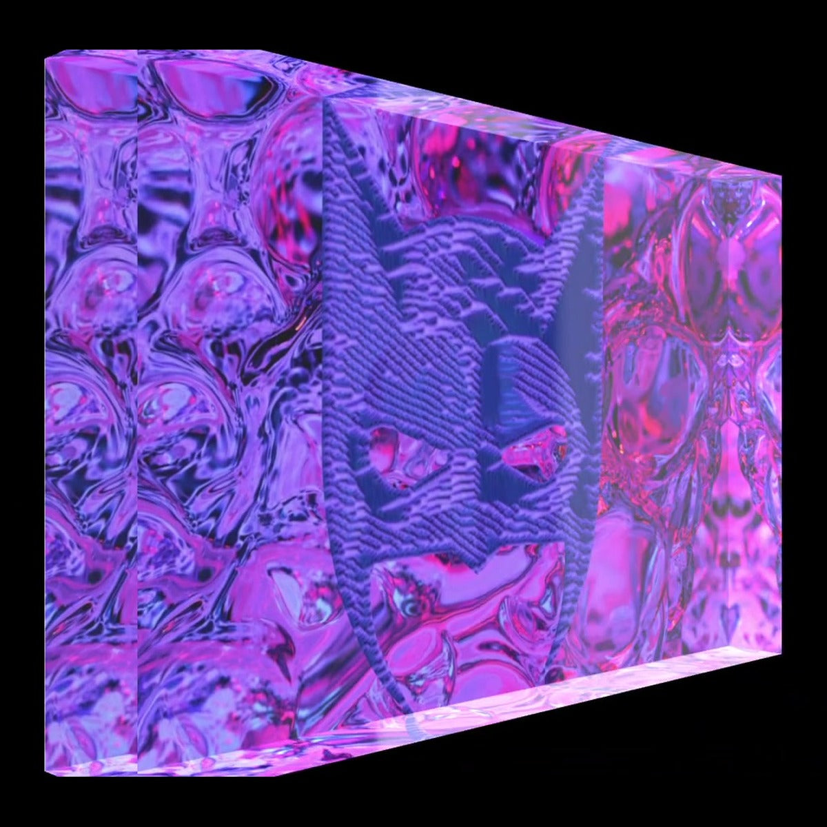 The Masked Singer I – LionArt Acrylblock 15×10 cm | Eis Konfekt, Ansicht 45° rechts gedreht