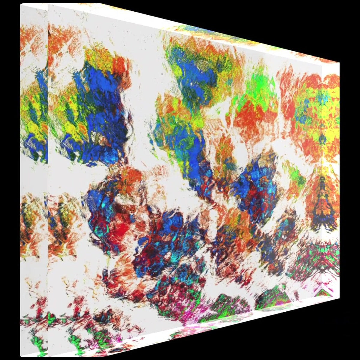 This Is the Sea – LionArt Acrylblock 15×10 cm | Eis Konfekt, Ansicht 45° rechts gedreht