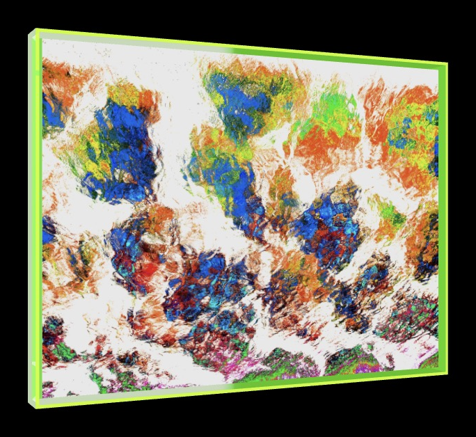 This Is The Sea – Pop-Art Rahmen in Neon-Grün | LionArt