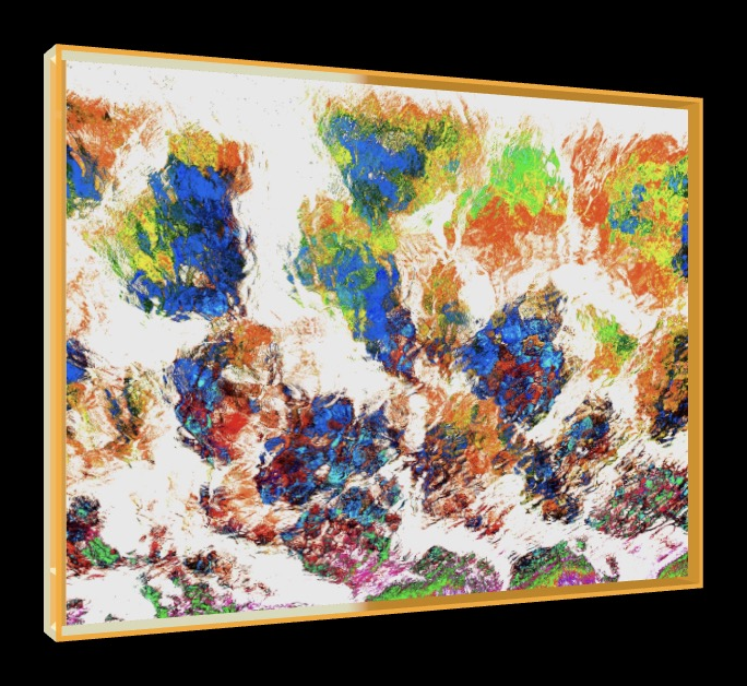 This Is The Sea – Pop-Art Rahmen in Neon-Orange | LionArt