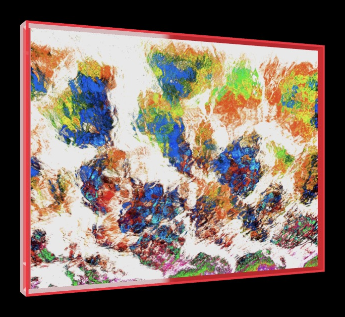 This Is The Sea – Pop-Art Rahmen in Neon-Rot | LionArt